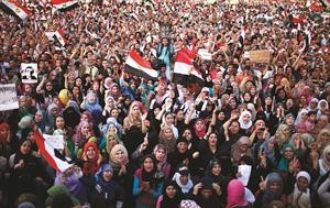 و جانب اخر من المظاهرات