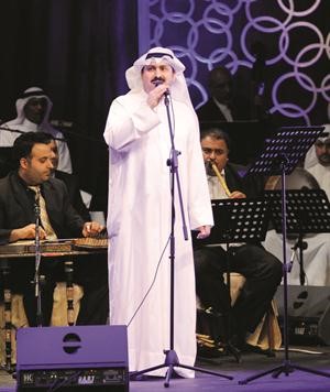 ابراهيم التميمي اثناء الحفل