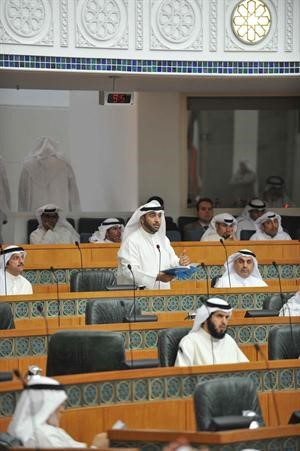 محمد الدلال اثناء حديثه