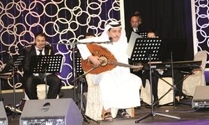 بدر حمدان البذالي اثناء الحفل