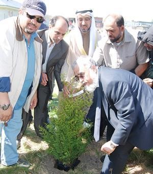 دعبدالمحسن الخرافي يضع حجر الاساس للمركز الاسلامي في مالمو﻿