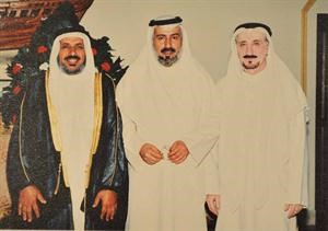 العجمي مع وليد الجري وراشد الحجيلان في زفاف نجله فهد