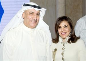 شيخة خالد البحر وصلاح الفليج يشاركان في الاحتفالية﻿