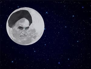 بعد صورة الخميني.. دعاية «غازية» على القمر