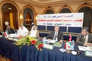 لقطة جماعية للمشاركين في الاجتماع﻿