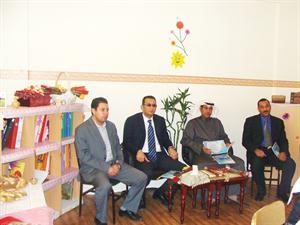 طلال الجري يتوسط داسامة الغريب ومحمود عبد الجواد واسامة كرم
