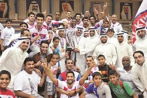 نجوم الكويت أبطال كأس اليد اليوم وياكم