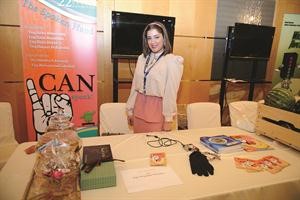 مرقية الشريدة في الجناح المخصص لعرض الاختراع﻿