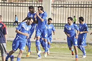لاعبو الازرق في احد التدريبات بالقاهرة﻿