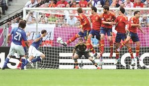المنتخب الاسباني لم ينجح في القفز الى صدارة مجموعته افپ