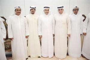 النائب دعبدالله الطريجي متوسطا حمد المجمد وعبدالله حميدة وفهد السنافي﻿