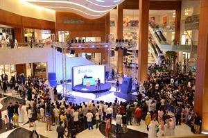 جانب من احتفال برقان باطلاق الحساب الجديد
