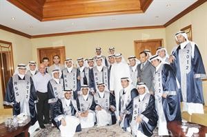 الخريجون في فقرة فنية﻿