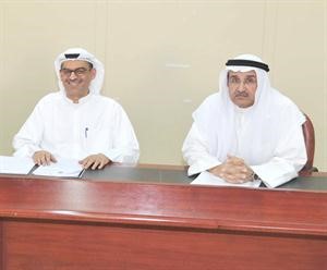 خالد العوضي خلال عمومية المستقبل للاستثمار سعود سالم
