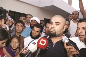 اللبناني المفرج عنه سليمان الاحمد الذي كان اختطف من وادي خالد من قبل القوات السورية	 محمود الطويل﻿