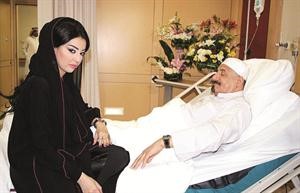 ميساء المغربي في مشهد من هوامير الصحراء 3 مع الفنان القدير احمد الصالح