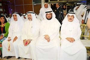 كبار قيادات الصحة خلال الاحتفال﻿