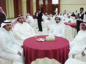 رئيس اتحاد البترول عبدالعزيز الشرثان وعدد من النقابيين﻿