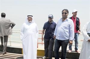 الوكيل الكليب وبعض مهندسي المشروع
