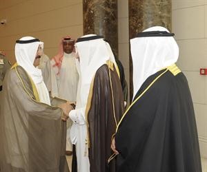 السفير د عبدالعزيز الفايز مودعا صاحب السمو الامير 