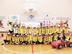  ولقطة للذكرى في مدرسة بورشه