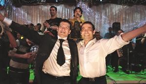 سعد الصغير في حفل زفاف شقيقه
