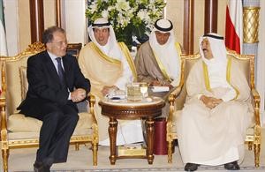 صاحب السمو الامير مستقبلا رئيس وزراء ايطاليا الاسبق
