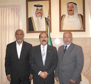السفير خالد الشيباني مع رئيس اتحاد المجالس الاسلامية في استراليا﻿