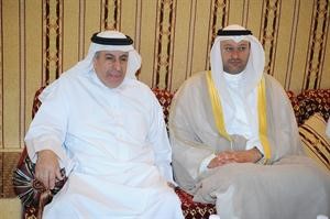 وزير الصحة دعلي العبيدي والسفير السعودي دعبدالعزيز الفايز قاسم باشا﻿