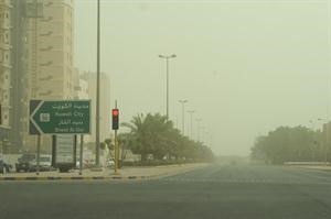  موجة الغبار مستمرة حتى نهاية الاسبوع قاسم باشا