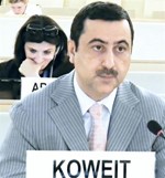 المستشار مالك الوزان متحدثا امام دورة حقوق الانسان﻿