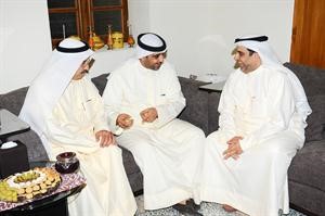 الشيخ محمد العبدالله وماضي الخميس والزميل سامي النصف
