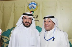 حماد مع الزميل خالد الشمري﻿