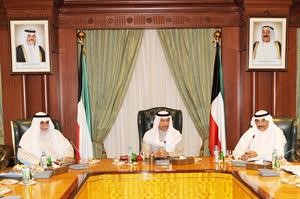 سمو الشيخ جابر المبارك والشيخ صباح الخالد والشيخ احمد الخالد﻿