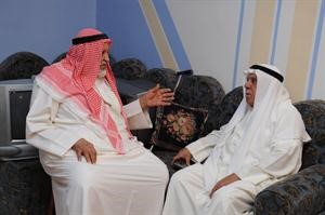 الهزيم متحدثا الي الزميل منصور الهاجري
