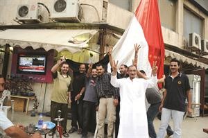 مصريون في الكويت يحتفلون بفوز مرسي قاسم باشا