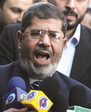 ﻿الرئيس المصري الجديد محمد مرسي﻿