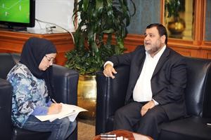 خالد الضاهر في حوار مع الزميلة بشرى شعبان
