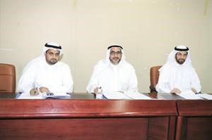 دفؤاد العمر خلال عمومية مينا العقارية قاسم باشا

