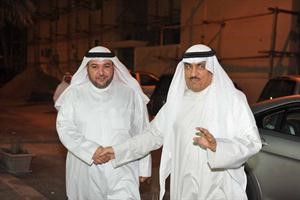 مسلم البراك اثناء وصوله الى ديوان الصواغ﻿