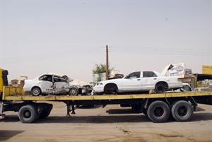 جانب من السيارات المهملة
