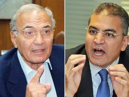 عصام سلطان والفريق احمد شفيق