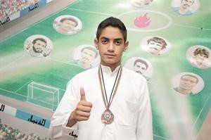 جابر كامل من الاشبال البارزين في تايكوندو النصر 	سالم الشمري﻿
