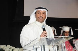 مرزوق الغانم متحدثا فريال حماد