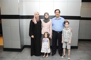 المتفوقة مريم النتشه واسرتها	فريال حماد﻿