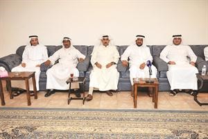 احمد العربيد خلال الندوة سعود سالم
