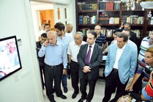 النائب بطرس حرب واعضاء مكتبه بعد احباط محاولة اغتياله