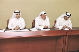 جانب من عمومية الاولى للاستثمار	سعود سالم﻿