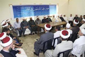 جانب من اجتماع علماء عكار لبحثالتحركات الاخيرة 	محمود الطويل﻿