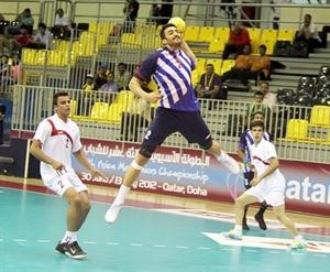 عبدالله الغربللي من العناصر التي يعتمد عليها منتخب شباب اليد﻿